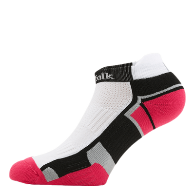 2-Pack Running Socks - Lewis Pink/White/Black