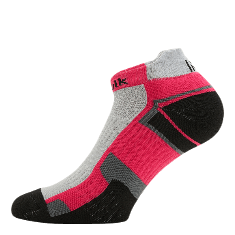 2-Pack Running Socks - Lewis Pink/White/Black