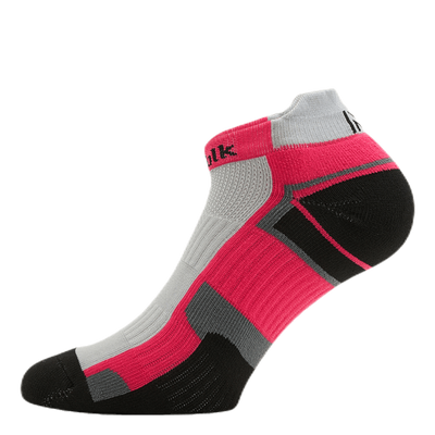 2-Pack Running Socks - Lewis Pink/White/Black