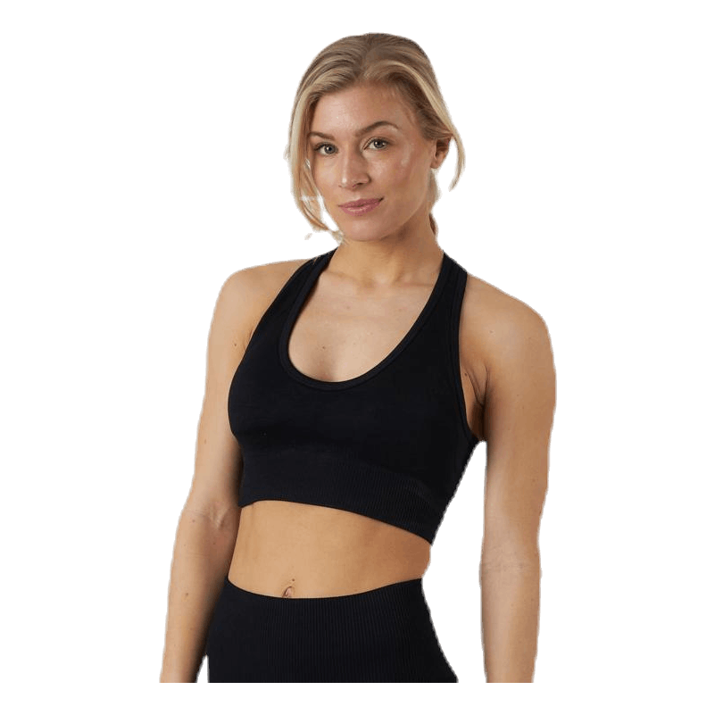 Erica Seamless Sports Bra Black