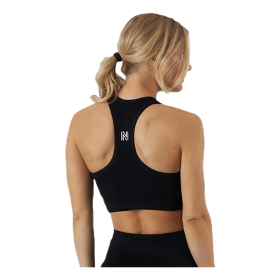 Erica Seamless Sports Bra Black