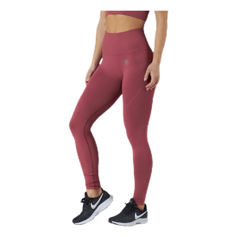 Erica Seamless Tights Pink/Red