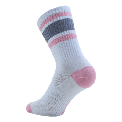 Retro 2-pack Sport Socks Pink/White