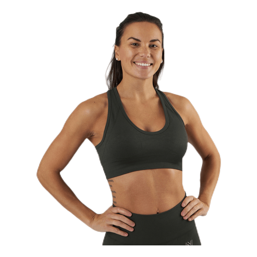 Erica Seamless Sports Bra Green
