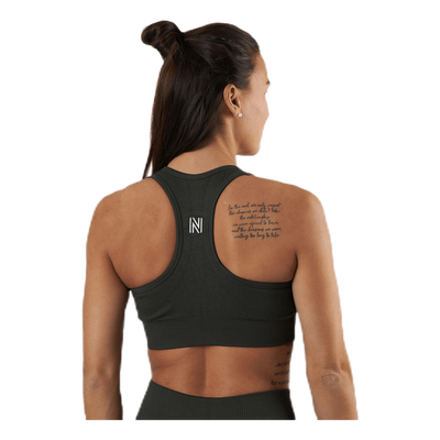 Erica Seamless Sports Bra Green