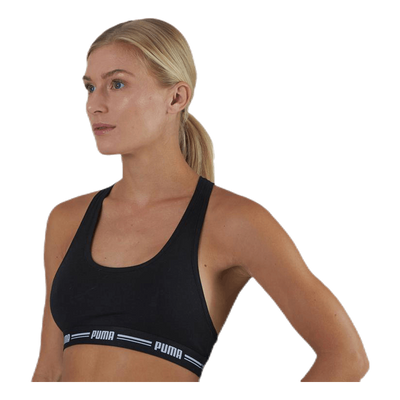 Iconic Racer Back Top Black