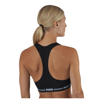 Iconic Racer Back Top Black