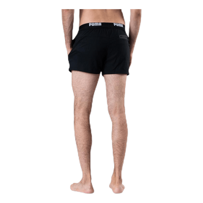 Logo Short Length Swim Shorts Black