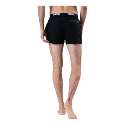 Logo Short Length Swim Shorts Black