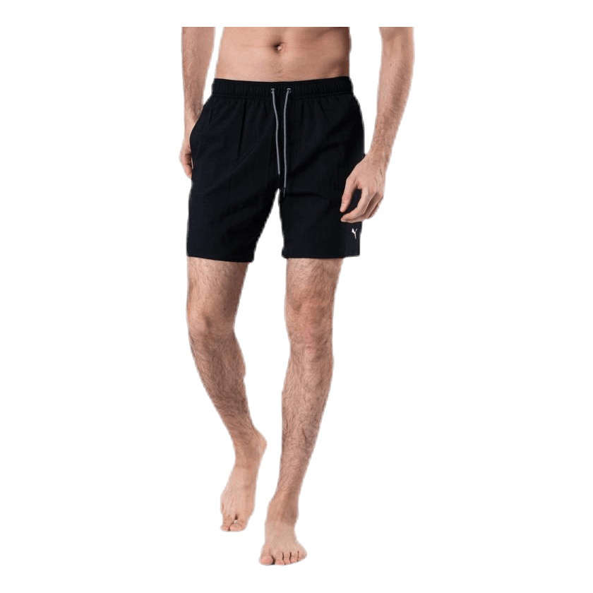 Medium Length Swim Shorts Black