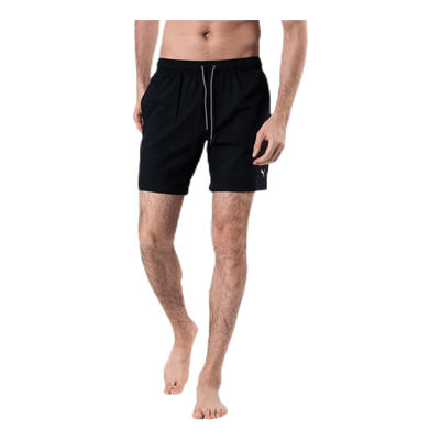 Medium Length Swim Shorts Black