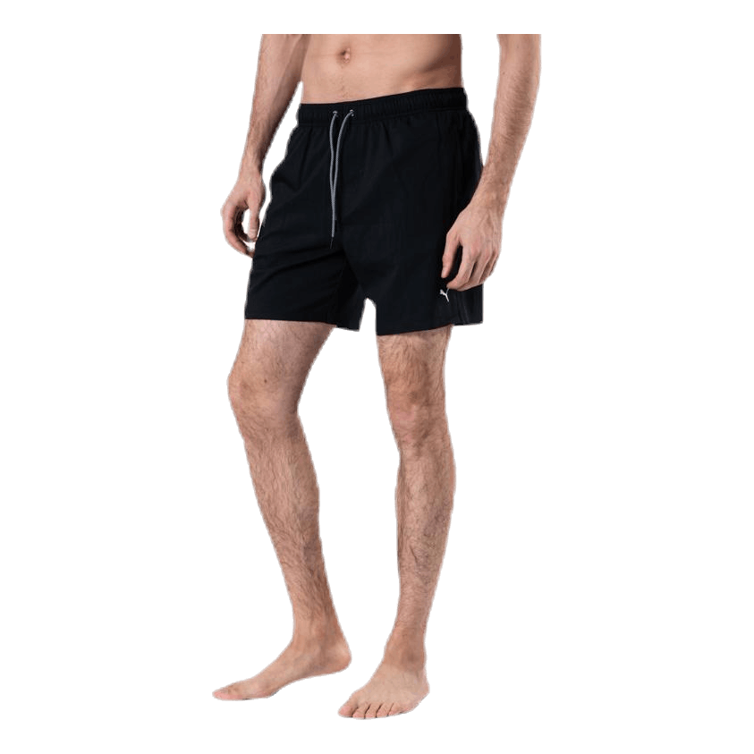 Medium Length Swim Shorts Black