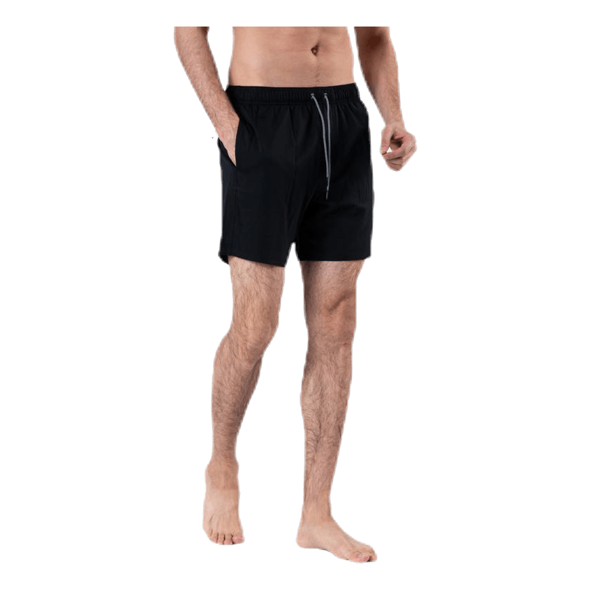 Medium Length Swim Shorts Black