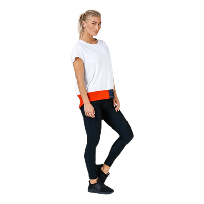 T-Shirt With Colourblock White