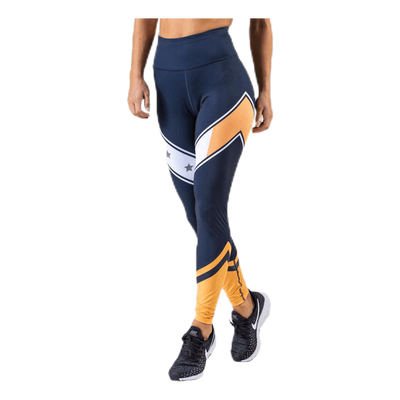 Block Legging Stars Full Length Blue