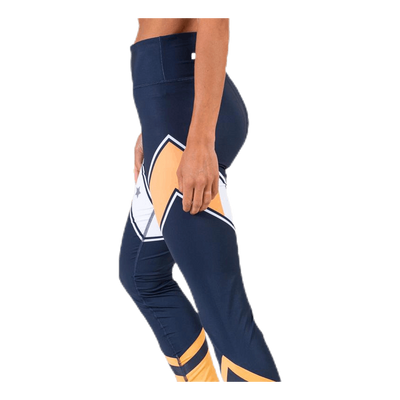 Block Legging Stars Full Length Blue
