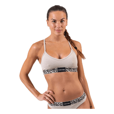 Unlined Bralette Brown