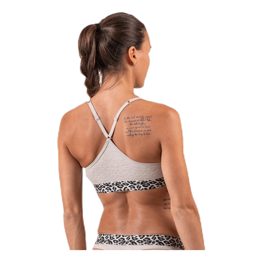 Unlined Bralette Brown