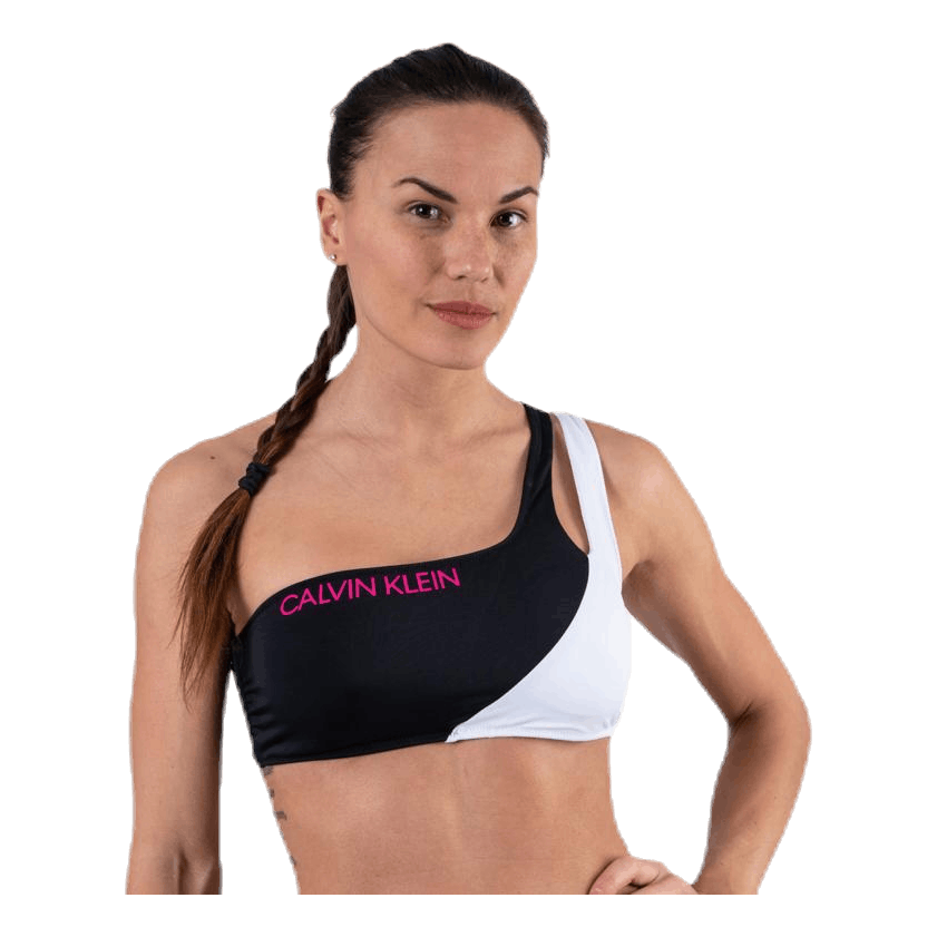 Ck Blocking One Shoulder Bandeau Black
