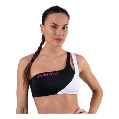 Ck Blocking One Shoulder Bandeau Black
