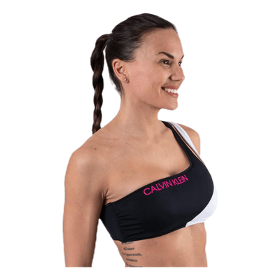 Ck Blocking One Shoulder Bandeau Black