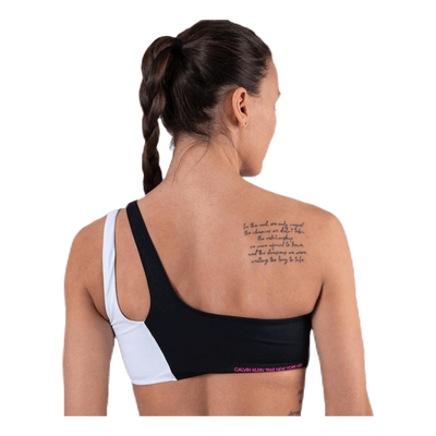 Ck Blocking One Shoulder Bandeau Black