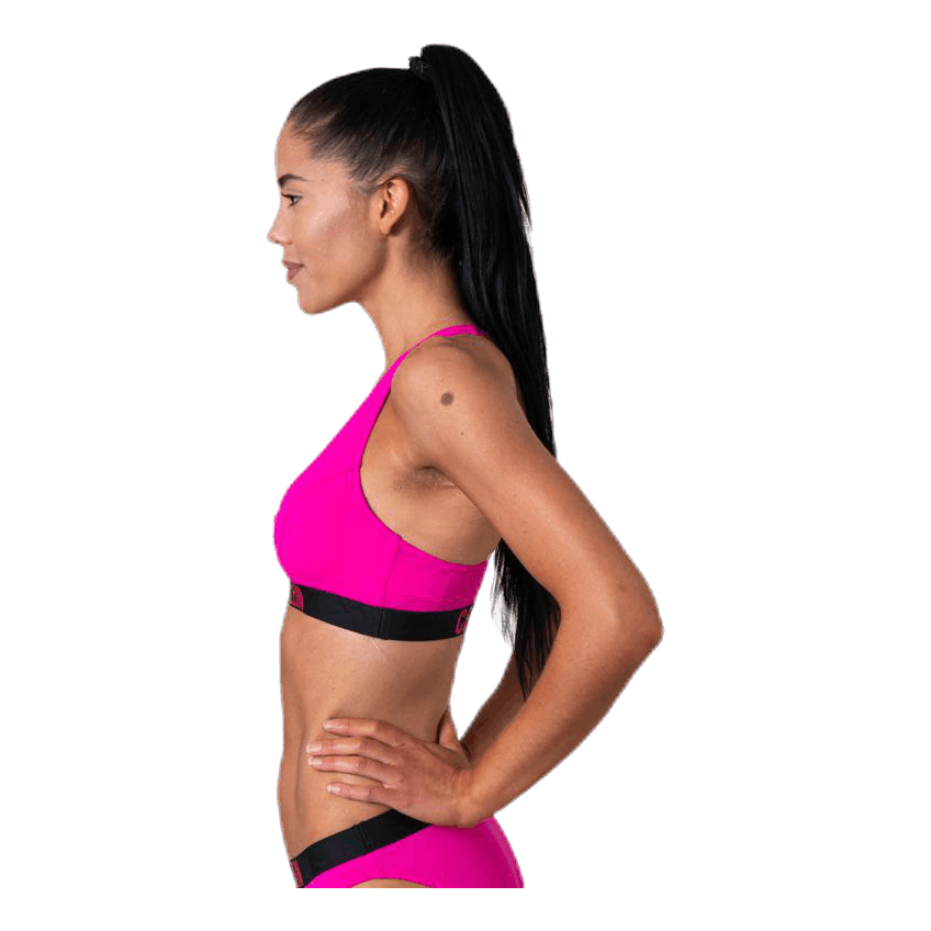 Intense Power Zip Bralette Pink