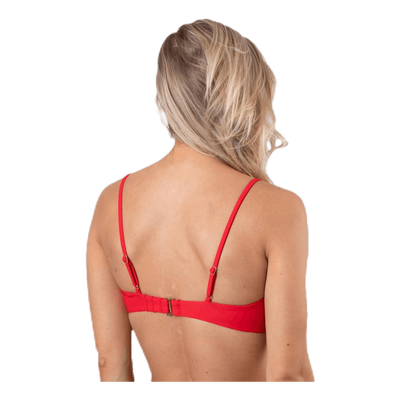 Core Solid Structured Bandeau Red