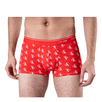 Ck One Low Rise Trunk Red