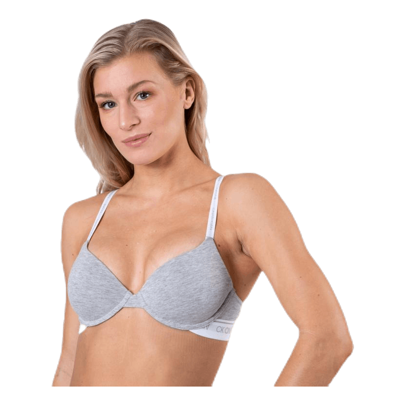 Ck One Cotton Lightly Lined Demi Grey