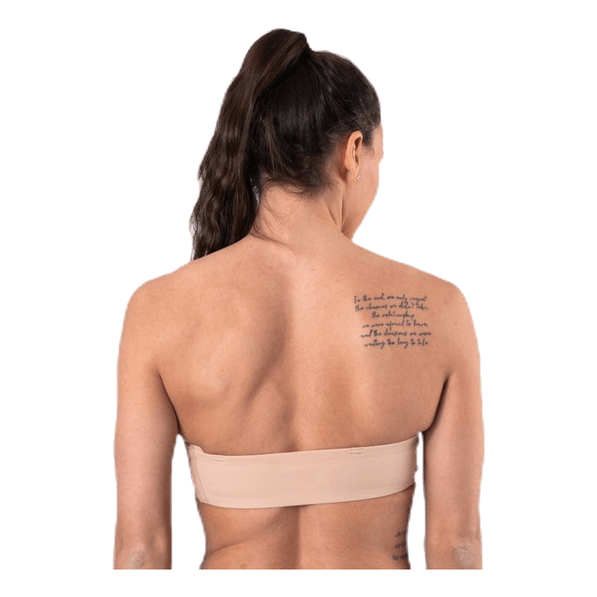 Light Lined Strapless Beige