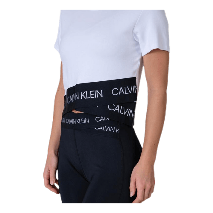 Cropped Short Sleeve T-Shirt White