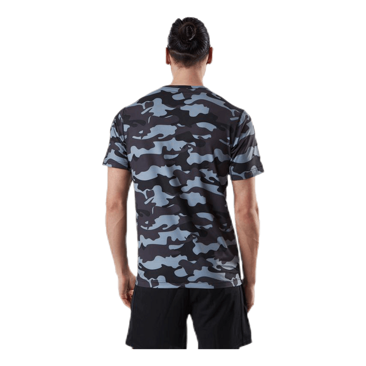 Perfect Workout SS Tee  Patterned/Black