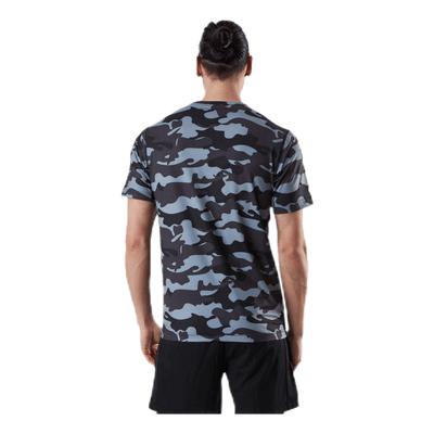 Perfect Workout SS Tee  Patterned/Black