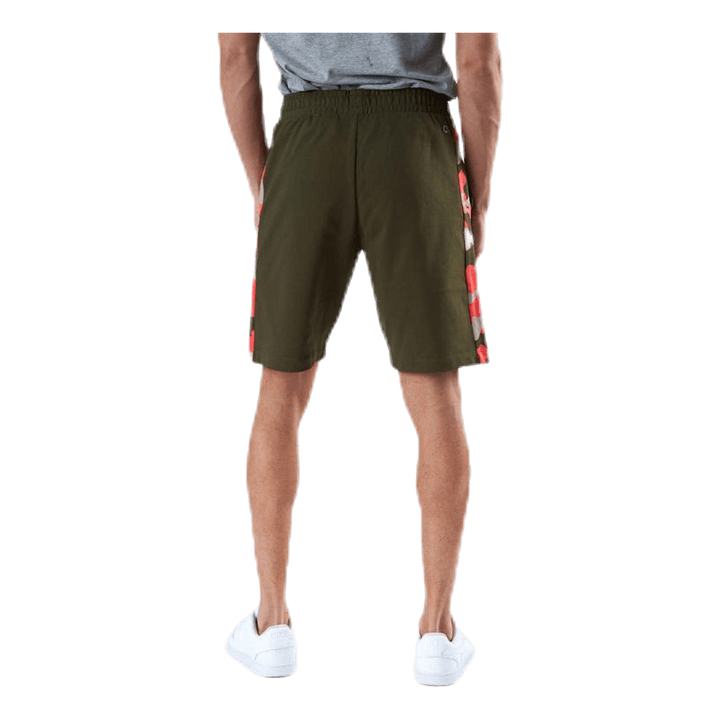 Camo 9" Knit Shorts Patterned/Green