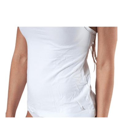Ck One Cotton Camisole Top 2-Pack White