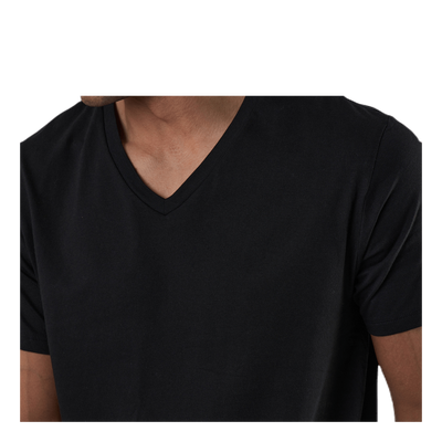 S/S V Neck 3-Pack Black