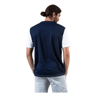 Colourblock Logo Tee White