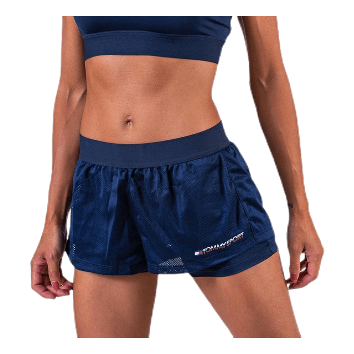2-In-1 Woven Short 3" Blue