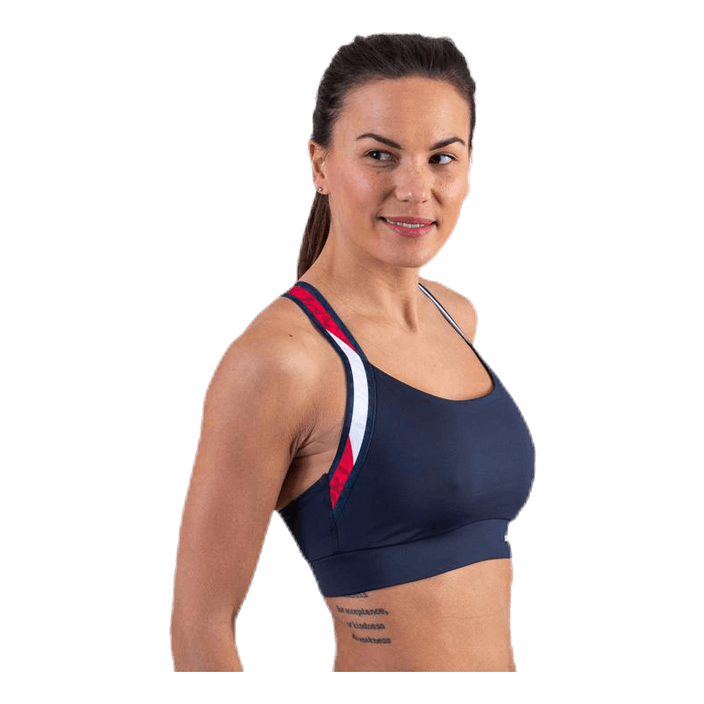 Tape Bra Medium Impact Blue
