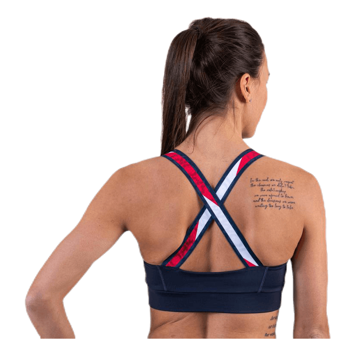 Tape Bra Medium Impact Blue