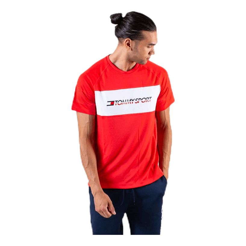 Performance Mesh Tee Red