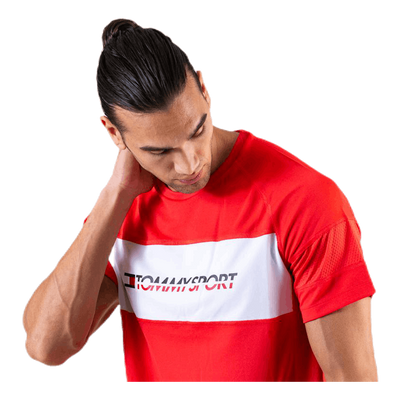Performance Mesh Tee Red