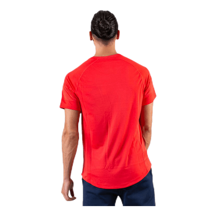 Performance Mesh Tee Red