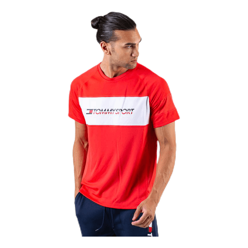 Performance Mesh Tee Red