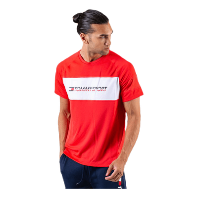 Performance Mesh Tee Red