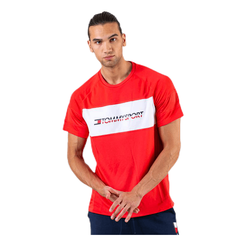 Performance Mesh Tee Red