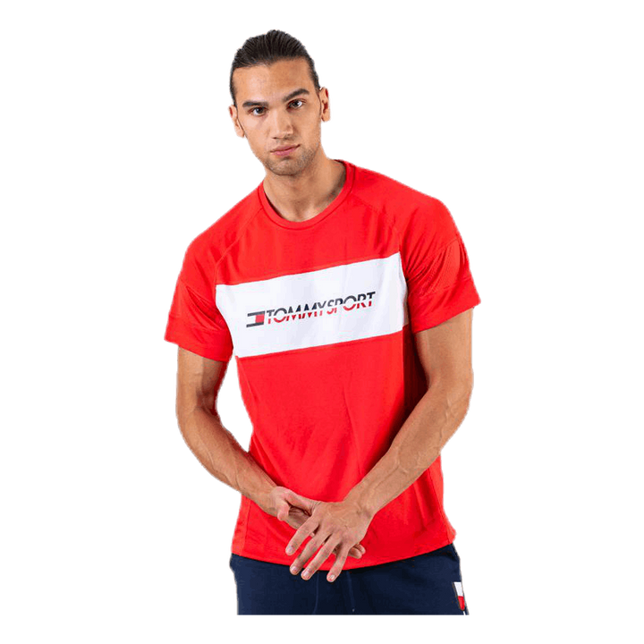 Performance Mesh Tee Red