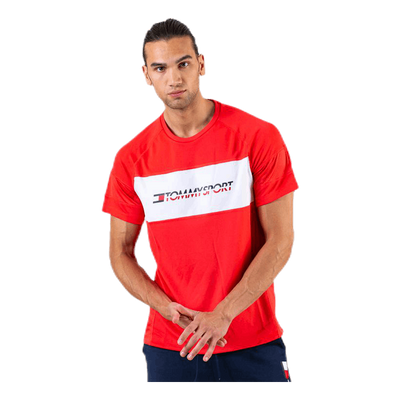 Performance Mesh Tee Red
