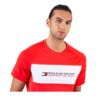 Performance Mesh Tee Red
